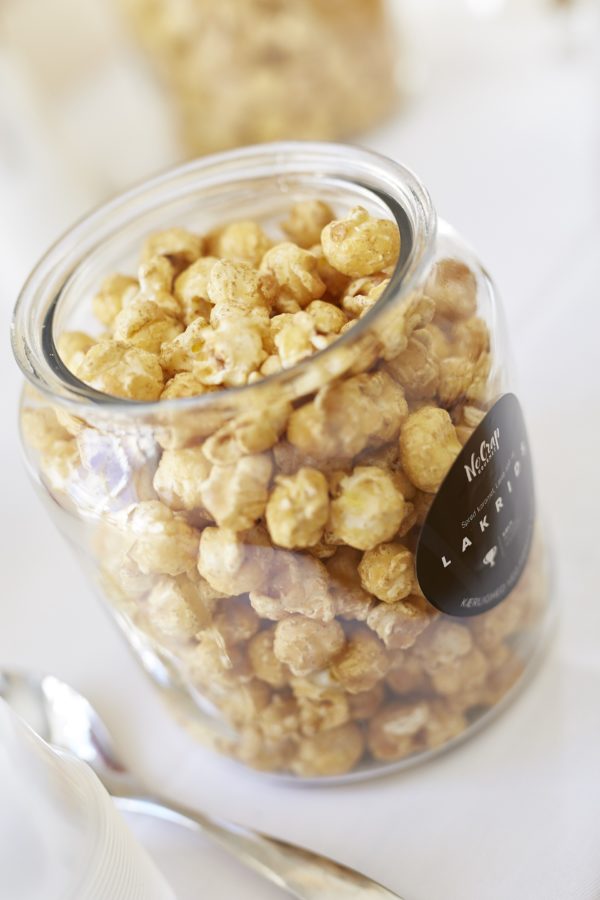 Lille Eksklusiv Popcorn Buffet m. 5 varianter gourmet popcorn - Billede 3